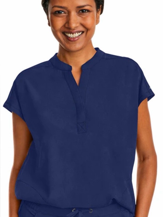 Ninahin Tops - Ninahin Women’s Navy Rafaella Style Scrub Top!